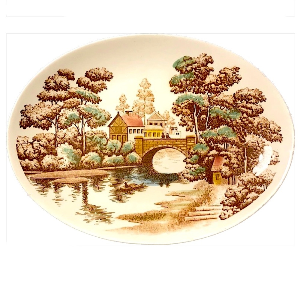Nasco Holiday Large Serving Plate